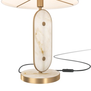 Veioza Marmo MOD099TL-01G, cu intrerupator, 1xE27, aurie+alba, IP20, Maytoni [4]- savelectro.ro