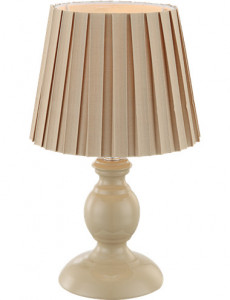 Veioza Metalic 21690, cu intrerupator, 1xE14, crem, IP20, Globo