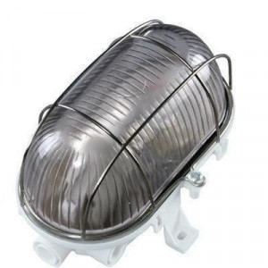 Aplice si felinare exterior, Aplica exterior IP44, dulie E27, grilaj metalic si sticla, Mentavill - savelectro.ro