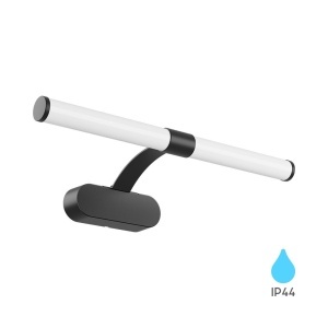 Aplice, Aplica LED baie 7W, lumina neutra (4000 K), neagra, IP44, Braytron - savelectro.ro