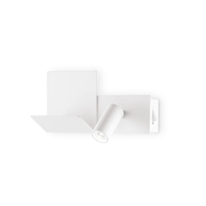 Aplice LED, Aplica LED Komodo-2, 4.5W, 200lm, lumina calda (3000 K), IP20, alba, Ideal Lux - savelectro.ro