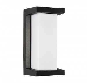Corpuri de iluminat exterior, Aplica LED pentru exterior Ruth, 12 W, 900 lm, lumina neutra (4000K), neagra, Klausen - savelectro.ro