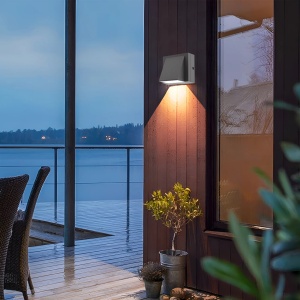 Aplica LED pentru exterior Vekta, 6W, 600lm, temperatura de culoare ajustabila (3000K-6500K), gri, Braytron [9]- savelectro.ro