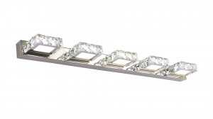 Lichidare stoc, Aplica LED Romance KL146001,15W, 975lm, lumina neutra, IP20, crom+transparenta, Klausen - savelectro.ro