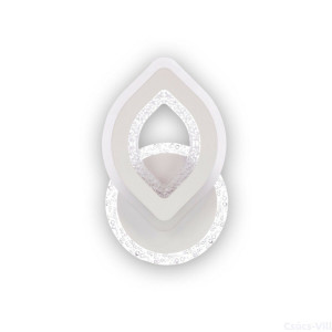 Aplice LED, Aplica LED Smart Doris KL151050, cu telecomanda, dimabila, 30W, 2700lm, lumina calda+neutra+rece, IP20, alba, Klausen - savelectro.ro