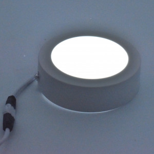 Aplica LED SMD rotunda 6W, 350 lm, IP20, lumina rece (6500K), Ø120mm, alb, Braytron