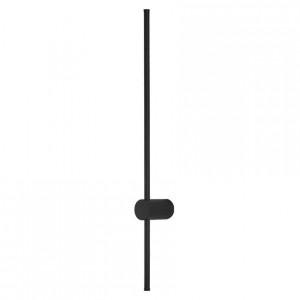 Aplica LED Tiny, 16W, 1160lm, lumina calda (3000K), neagra, Braytron [1]- savelectro.ro
