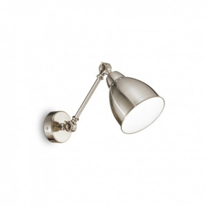 Aplice, Aplica Newton 016399, 1xE27, nichel, IP20, Ideal Lux - savelectro.ro