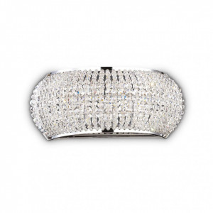 Aplica Pasha 082264, 3xG9, crom+transparenta, IP20, Ideal Lux