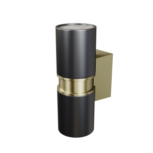 Aplice si felinare exterior, Aplica pentru exterior Bowery O582WL-02B, 2xGU10, neagra, IP54, Maytoni - savelectro.ro