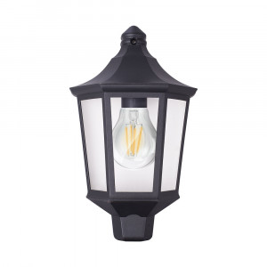 Aplica pentru exterior Dublin, 1 bec, dulie E27, neagra, Braytron [1]- savelectro.ro