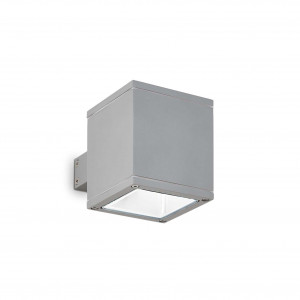 Aplica pentru exterior SNIF, patrat, gri, 1 bec, dulie G9, 118666, Ideal Lux