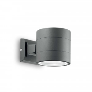 Corpuri de iluminat exterior, Aplica pentru exterior SNIF, rotund, antracit, 1 bec, dulie G9, 061467, Ideal Lux - savelectro.ro