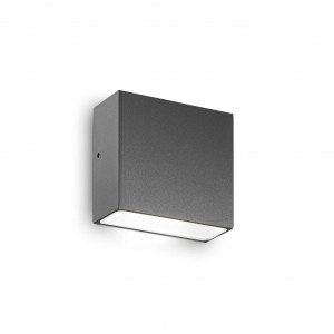 Corpuri de iluminat exterior, Aplica pentru exterior TETRIS-1, antracit, 1 bec, dulie G9, 113573, Ideal Lux - savelectro.ro