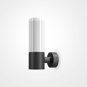 Corpuri de iluminat exterior, Aplica pentru exterior Willis O418WL-01B, 1xE27, neagra, IP54, Maytoni - savelectro.ro