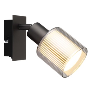 Aplice, Aplica Villegas, 1xE14, IP20, neagra+crom, Globo Lighting - savelectro.ro