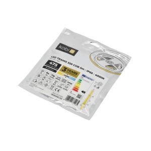 Banda led COB, lumina neutra(4000K), 10W/m, 950lm/m, 320 leduri/m, 12V, IP65, Kobi [9]- savelectro.ro