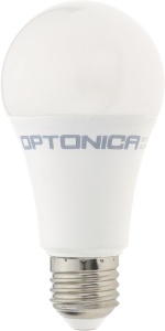 Becuri LED E27, Bec LED 14W, E27, A60, 1380 lm, Optonica, lumina calda (2700 K), IP20, clasa energetica F - savelectro.ro