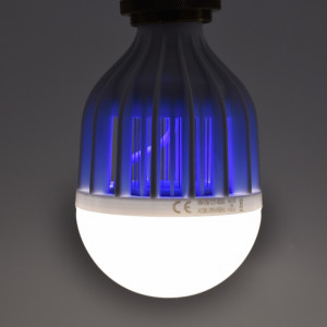 Bec led 8W + bec anti-insecte 2W - 10W (80W), E27, 800 lm, lumina neutra (4500K), opal, Optonica