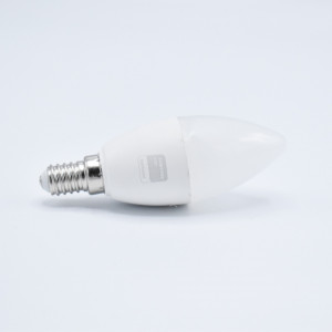 Bec LED dimabil lumanare 5.5W (40W) cip Samsung , E14, C37, 470 lm, lumina rece (6400 K), V-TAC