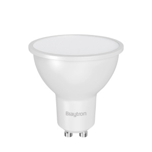 Becuri cu LED, Bec LED GU10 5W(50W) Braytron, 430 lm, lumina neutra (4000K), clasa energetica F - savelectro.ro