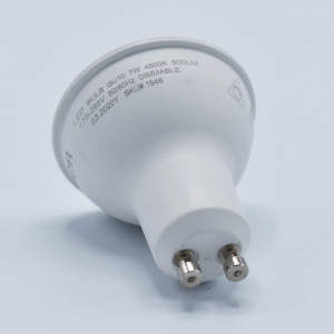 Bec led GU10 dimabil 7W (33W), 500 lm, 110 grade, lumina neutra (4500K), opal, Optonica