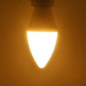 Bec led lumanare opal 8.5W (54 W), E14, 800 lm, lumina calda (2700K), A+, Optonica