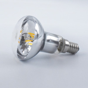 Bec led R50 filament, 5W (40W), E14, 600 lm, lumina calda (2800 K), Optonica