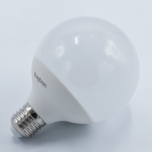 Bec led sferic 14W (85W), E27, G95, 1220lm, lumina calda (3000K), opal, Braytron