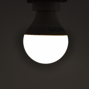 Bec led sferic 6W (35W), E14, G45, 480lm, lumina neutra (4500K), opal, Optonica