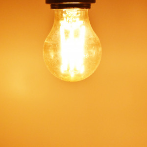 Bec LED Vintage filament 12W (90W), E27, A60, 1350 lm, lumina calda (2200K), V-TAC