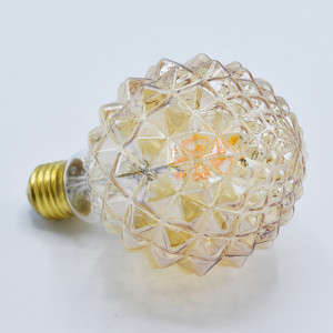 Bec led Vintage Edison 4W (40W), E27, FL95, 350 lm, lumina calda (2200K), auriu, Braytron