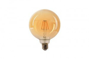 Becuri, Bec LED Vintage filament Vito Ledisone, 8W(60W), E27, G95, 880 lm, lumina calda (2500K), forma glob, clasa energetica F - savelectro.ro