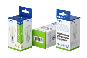 Bec Vintage LED 0.5W(6W), dulie E27, lumina calda(2700 K), 50 lm, GTV [6]- savelectro.ro
