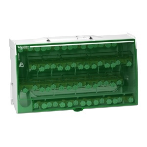 Accesorii Sigurante, Bloc distributie repartitor etajat Schneider Electric LGY125014, 4P, 125A, 60 gauri, cu surub - savelectro.ro