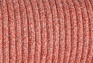 Cablu textil mohair, roz-zmeura, 2x0.75 [1]- savelectro.ro
