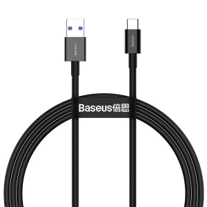 Cablu USB-C, 66W, 1m, negru, Baseus [1]- savelectro.ro