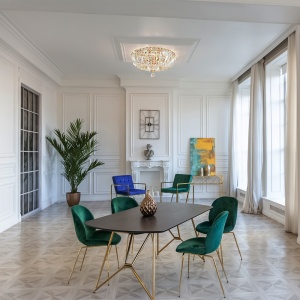 Candelabru Basfor DIA100-CL-03-G, 3xE14, auriu+transparent, IP20, Maytoni [2]- savelectro.ro