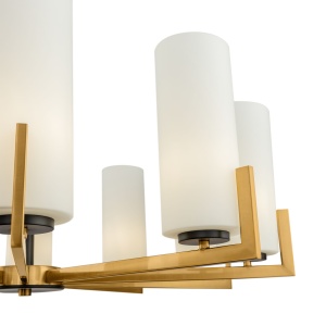 Candelabru Fortano MOD089PL-10BS, 10xE27, auriu+alb, IP20, Maytoni [3]- savelectro.ro