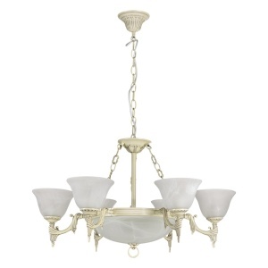 Candelabre, Candelabru Vicenza 9xE27, alb, IP20, Klausen - savelectro.ro