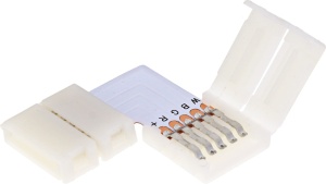 Conectori banda LED, Conector colt 5 pini banda led RGBW - savelectro.ro