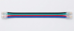 Conector dublu banda LED COB RGB 10 mm cu 15 cm cablu, Optonica