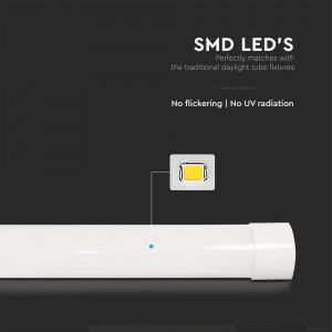 Corp de iluminat liniar cu LED 40W, 4800lm, V-TAC, 120cm, lumina naturala(4000 K) [7]- savelectro.ro