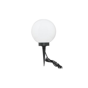 Corp LED de gradina 1xE27, Ø20 cm, forma glob, IP54, alb, Masterled