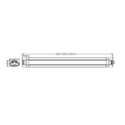 Corp led ProLine IP65 18W, 600mm, Braytron, lumina rece [2]- savelectro.ro