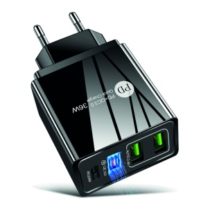 Baterii si Acumulatori, Incarcator USB 36W, QC3.0, 3xUSB, negru, Optonica - savelectro.ro