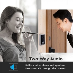 Interfon Smart video V-TAC, audio 2 directii, Wi-Fi, night vision, negru [7]- savelectro.ro