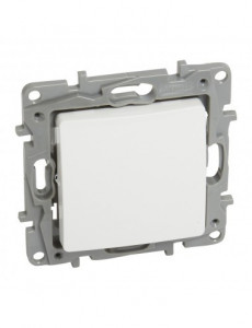 Intrerupator cu revenire, alb, 6A, IP20, Legrand Niloe