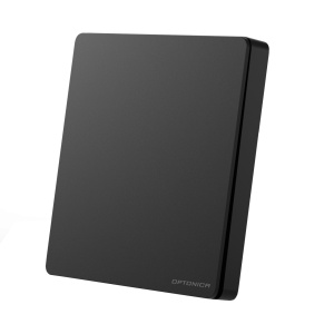 Priza si intrerupatoare aplicate, Intrerupator wireless simplu fara baterii – Set complet RF, negru, Optonica - savelectro.ro