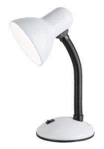 Lampa de birou Dylan 4168, cu intrerupator, orientabila, 1xE27, alba, IP20, Rabalux [4]- savelectro.ro